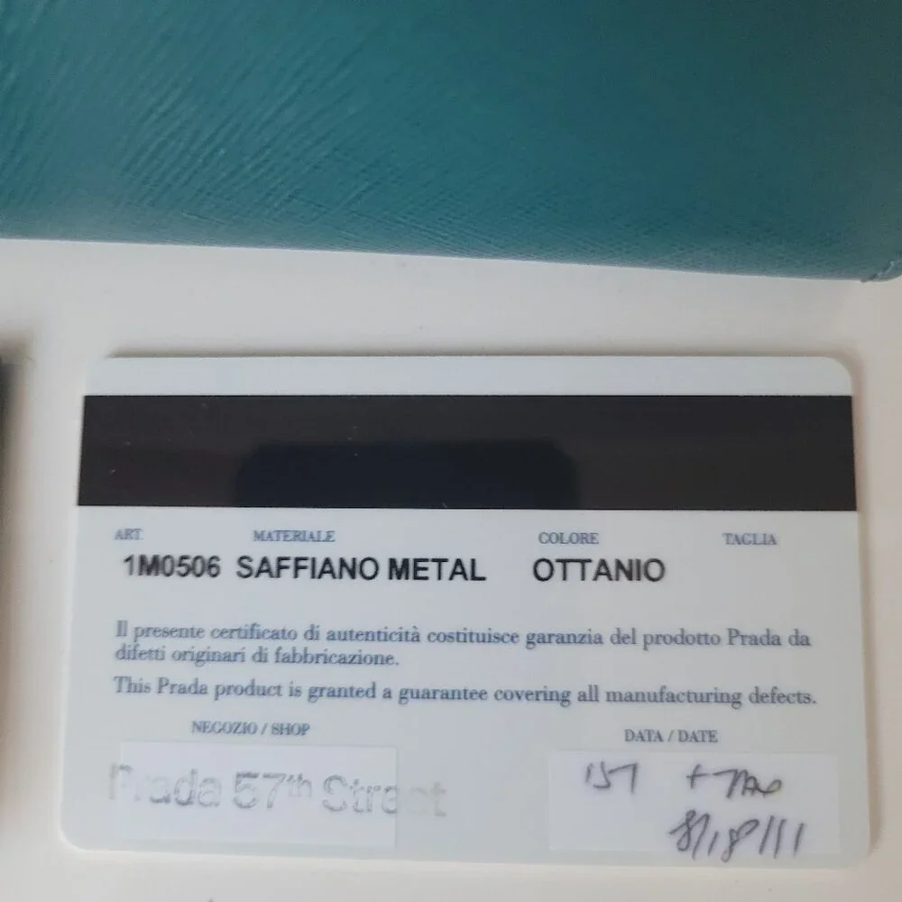 PRADA Saffiano Leather Zip-around Wallet  - Picture 11 of 11